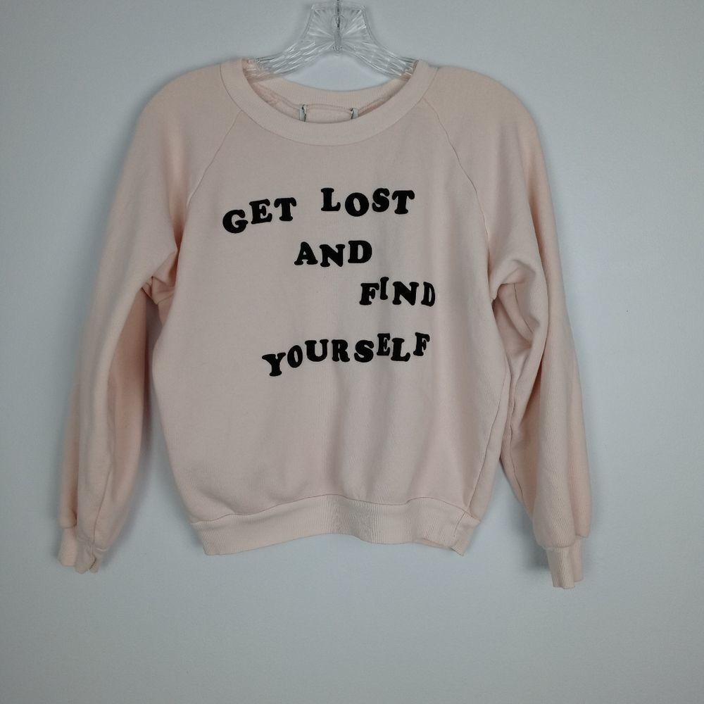 Wildfox Blush Pink Get Lost And Find Yourself Tee - Picture 8 of 10
